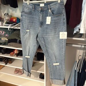 NWT Oliver Logan Crosby distressed denim